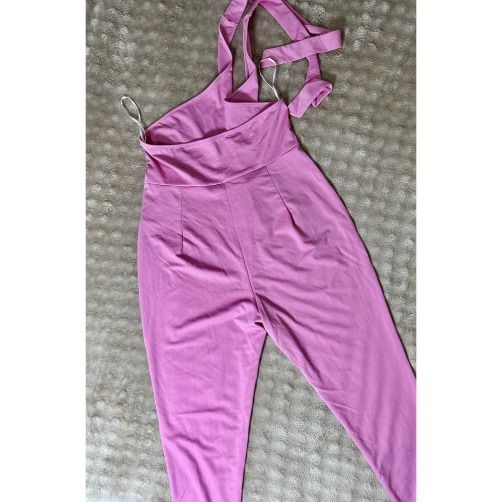2XL Halter Neck Jumpsuit Wide Leg, Stock C02